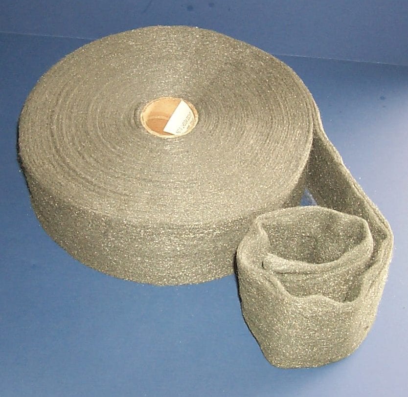 5/0 Grade #00000 10 lb Case Steel Wool Rolls PRO GRADE THE FINEST 