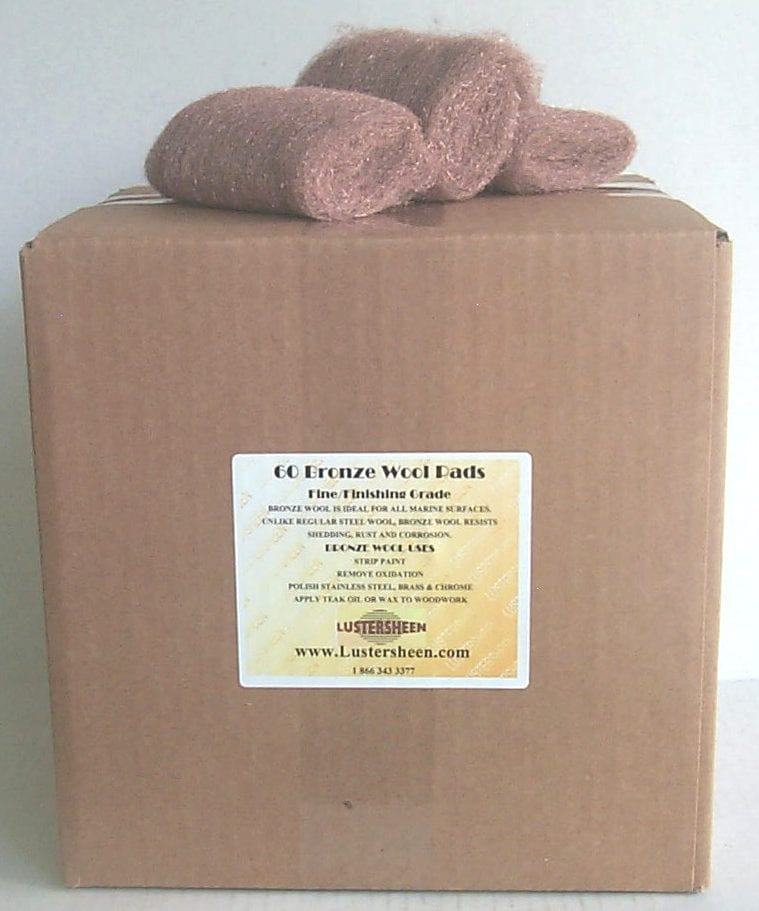 Lustersheen 8 Pad Pack Bronze Wool ~ Purchase 1 or more Chose the Grade s 